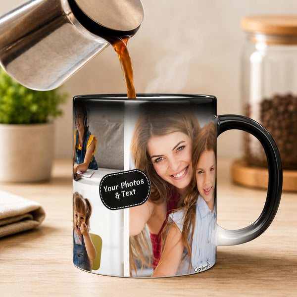 Personalized Magic Mug – Custom Photo, Name & Quote Ceramic Mug