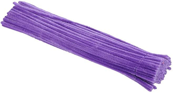 8 MM Purple Pipe Cleaner for Craft | DIY Chenille Stem for Flowers & Crafts