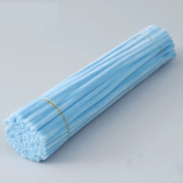 8 MM Sky Blue Pipe Cleaner for Craft | DIY Chenille Stem for Flowers & Crafts