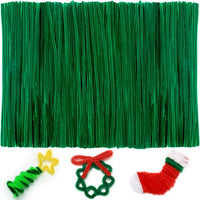 8 MM Green Pipe Cleaner for Craft | DIY Chenille Stem for Flowers & Crafts