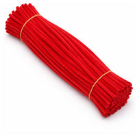 8 MM Red Pipe Cleaner for Craft | DIY Chenille Stem for Flowers & Crafts