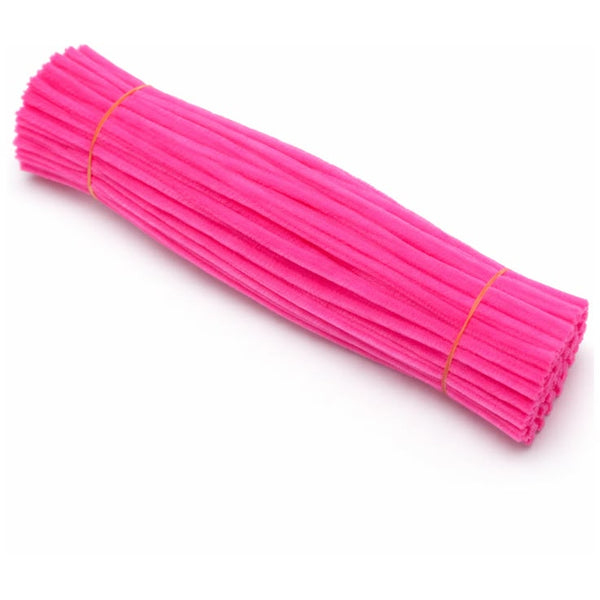 8 MM Pink Pipe Cleaner for Craft | DIY Chenille Stem for Flowers & Crafts
