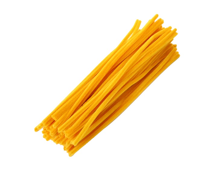 8 MM Yellow Pipe Cleaner for Craft | DIY Chenille Stem for Flowers & Crafts