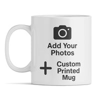 Personalized Ceramic Coffee Mug – Custom Photo, Text &amp; Logo