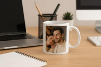 Personalized Ceramic Coffee Mug – Custom Photo, Text &amp; Logo