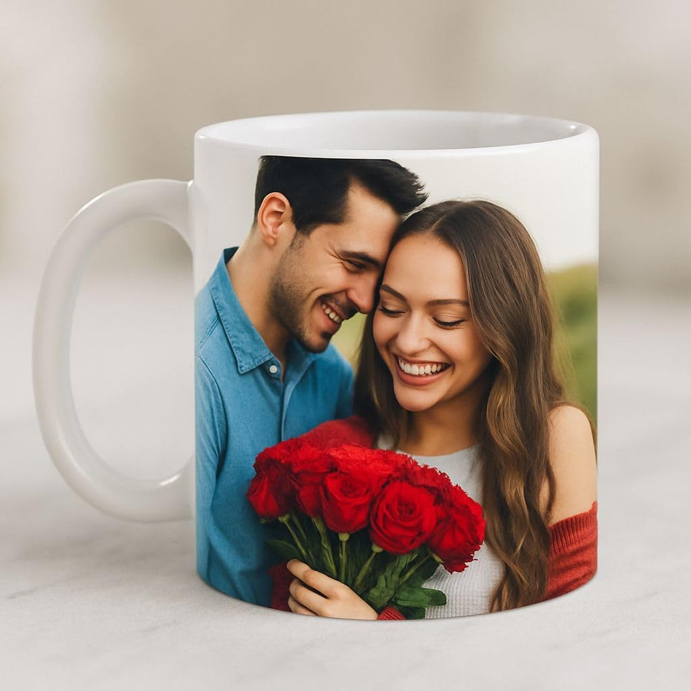 Personalized Ceramic Coffee Mug – Custom Photo, Text &amp; Logo