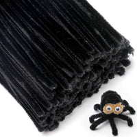 8 MM Black Pipe Cleaner for Craft | DIY Chenille Stem for Flowers & Crafts