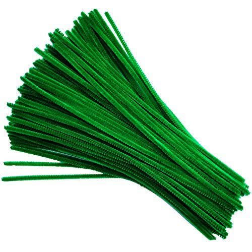 8 MM Green Pipe Cleaner for Craft | DIY Chenille Stem for Flowers & Crafts