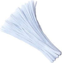 8 MM White Pipe Cleaner for Craft | DIY Chenille Stem for Flowers & Crafts