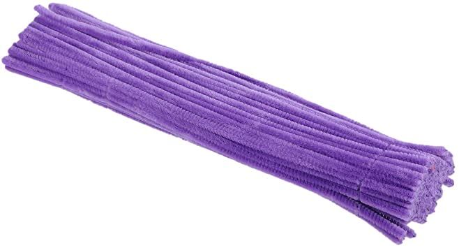 8 MM Purple Pipe Cleaner for Craft | DIY Chenille Stem for Flowers & Crafts