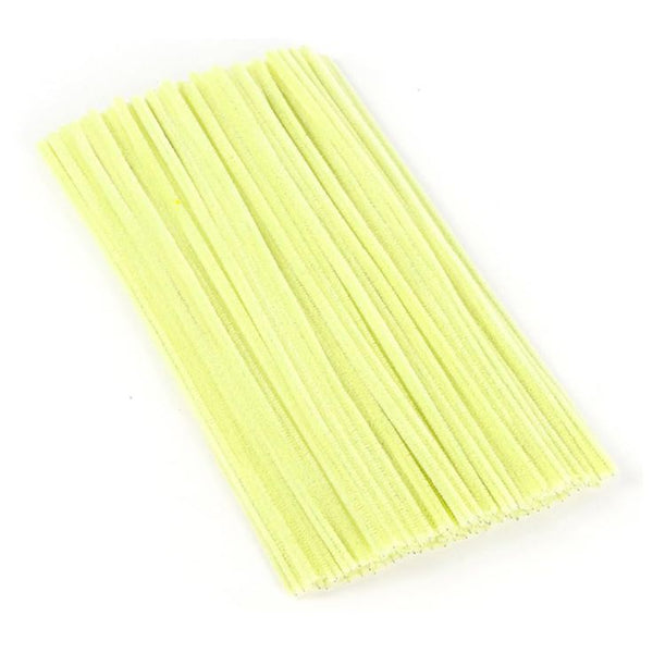 8 MM Light Yellow Pipe Cleaner for Craft | DIY Chenille Stem for Flowers & Crafts