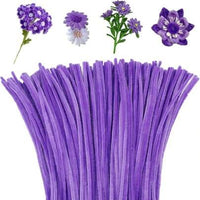 8 MM Purple Pipe Cleaner for Craft | DIY Chenille Stem for Flowers & Crafts