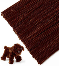 8 MM Dark Brown Pipe Cleaner for Craft | DIY Chenille Stem for Flowers & Crafts