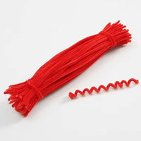 8 MM Red Pipe Cleaner for Craft | DIY Chenille Stem for Flowers & Crafts