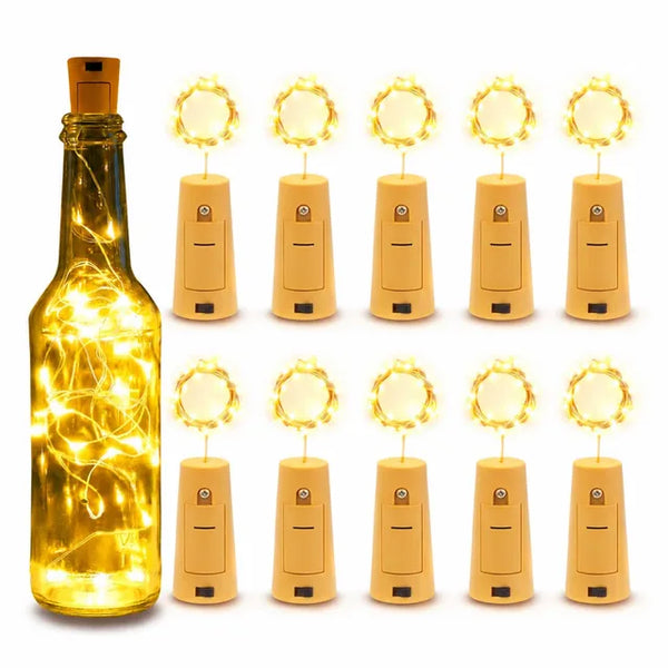 Cork Light – Warm Yellow LED Fairy Light