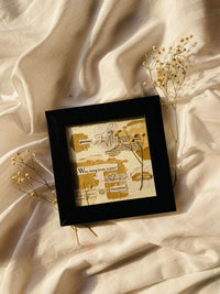 4×4 Mini Half-Inch Photo Frame – Black